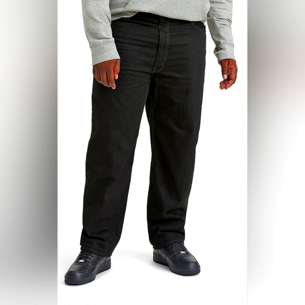 Levis 550 Relaxed Jeans Black Big & Tall 50x30 Nwt